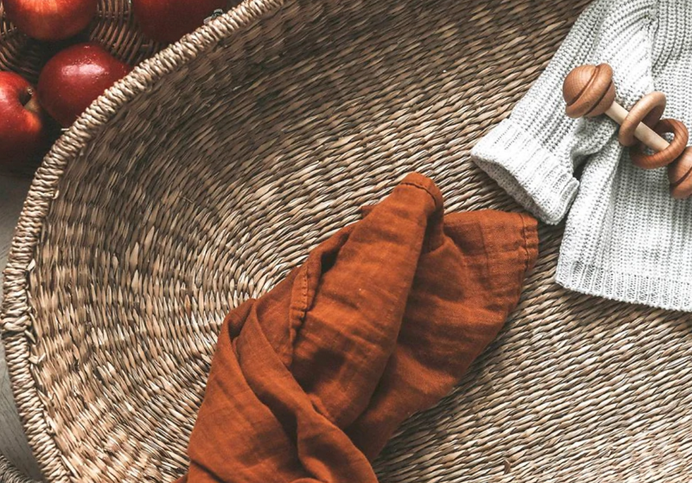 Thumbnail: Olli Ella NYLA Seagrass Changing Basket