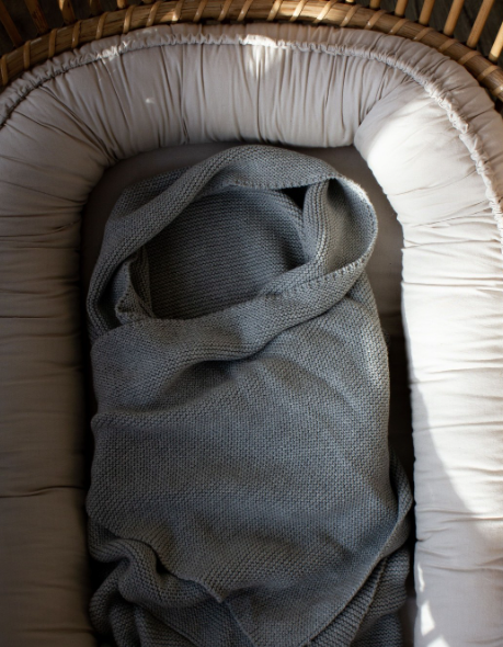 Thumbnail: Vanilla Copenhagen Organic Baby Nest - Oyster Grey