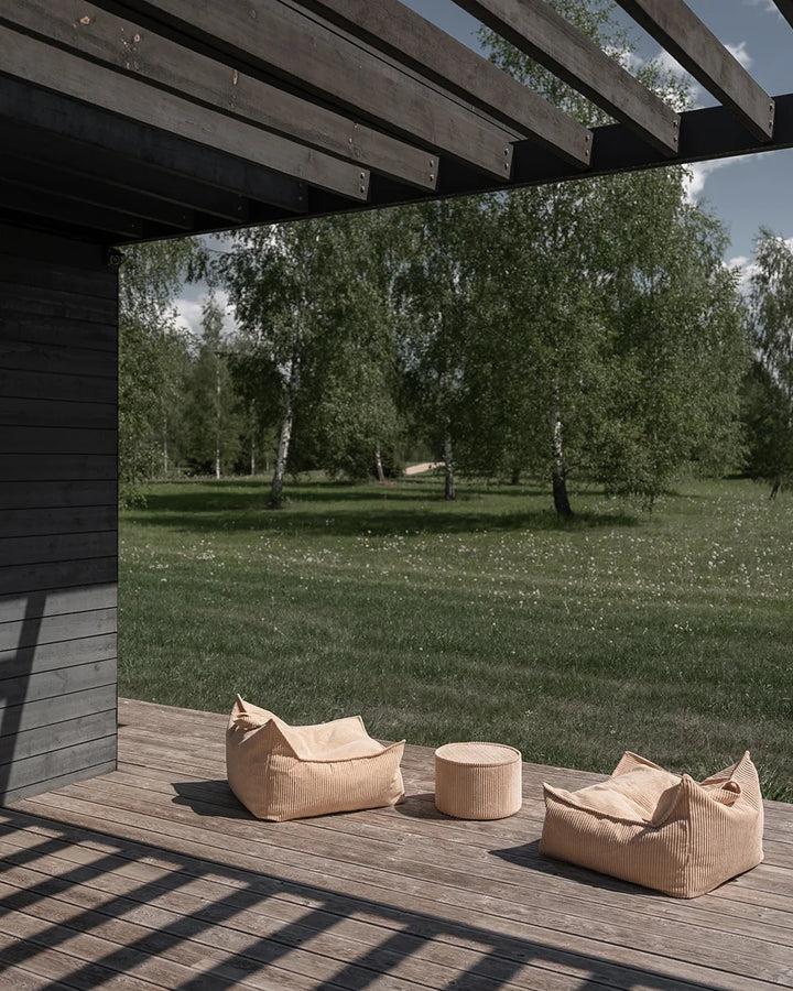 Thumbnail: Wigiwama - Round Pouffe - Brown Sugar