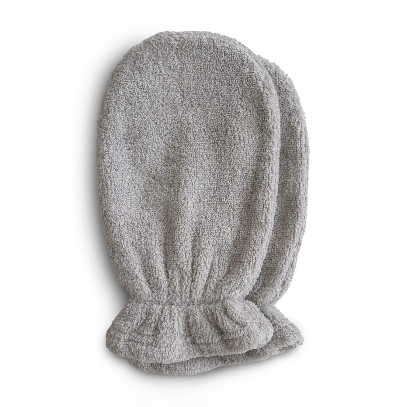 Mushie Organic Cotton Bath Mitt 2-Pack (Grey)