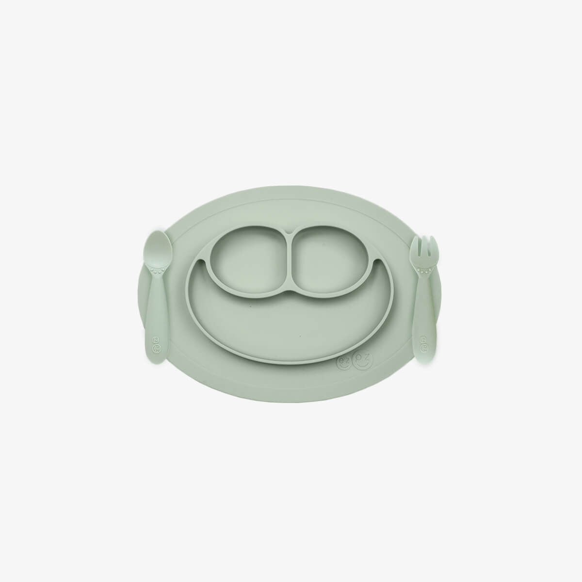 ezpz Mini Feeding set in Sage