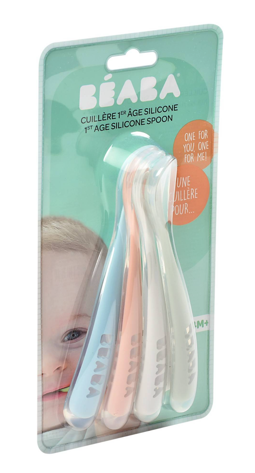 Thumbnail: BEABA 1st Stage Rainbow Silicone Spoon Set - Pack of 4