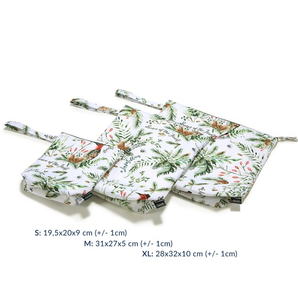 Thumbnail: La Millou Waterproof Vanity Bag Boho Palms Light (S)