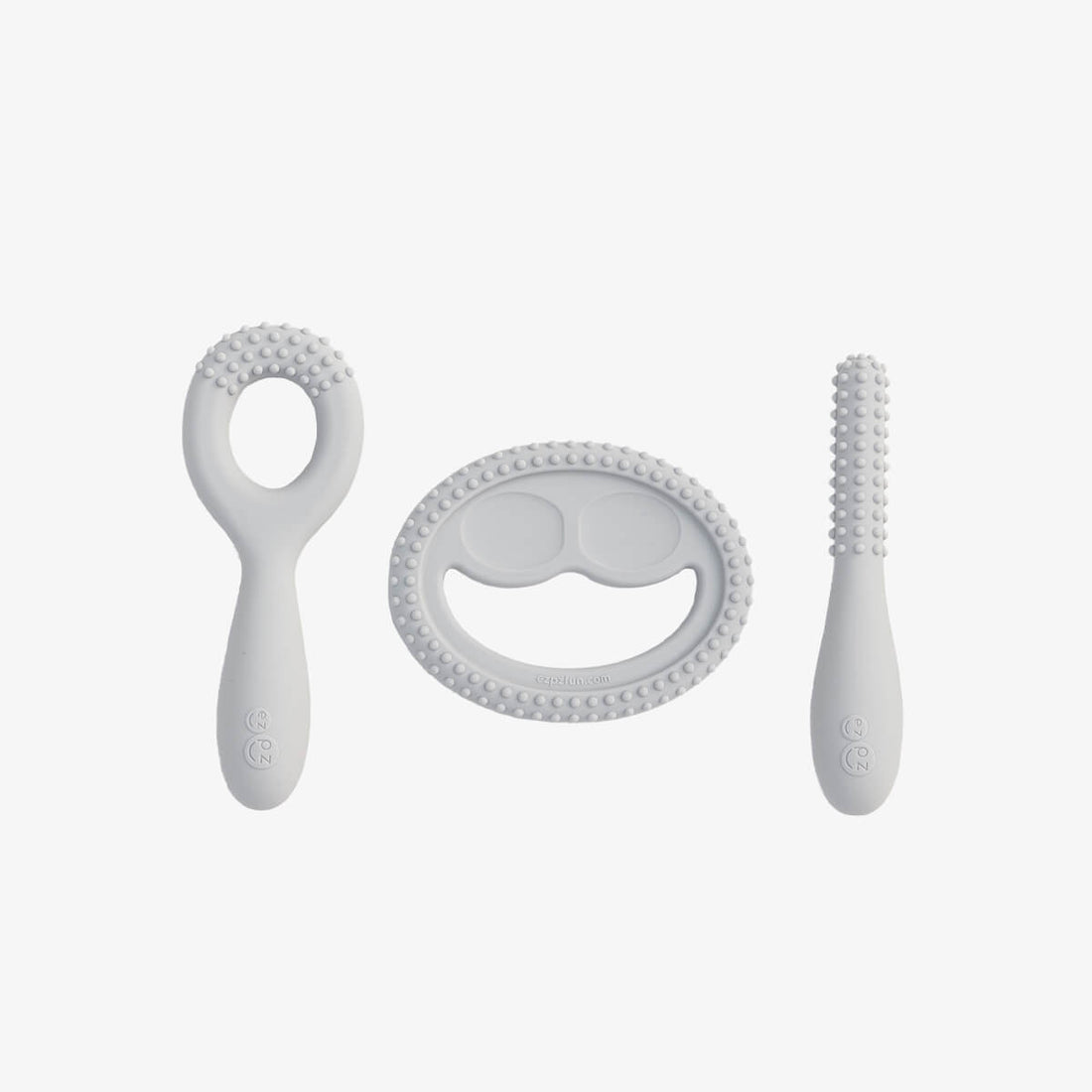 ezpz oral development tools (Teethers) - Pearl Grey