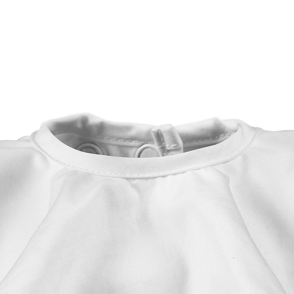 Thumbnail: ELODIE - Pierrot Drool Bib - Vanilla White