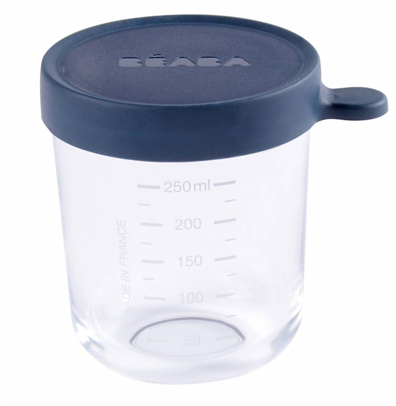 BEABA Glass Food Jar in Dark Blue (250 ml)