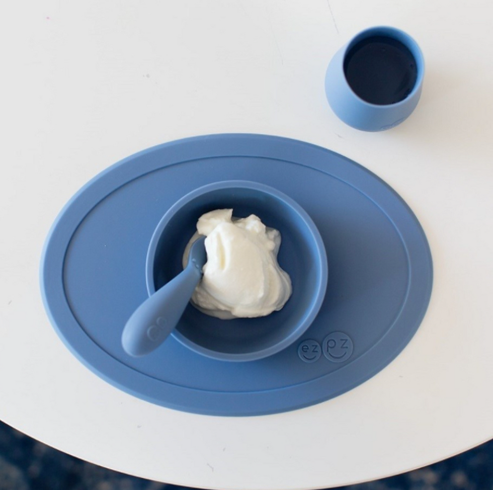 Thumbnail: ezpz First Foods Set in Blue