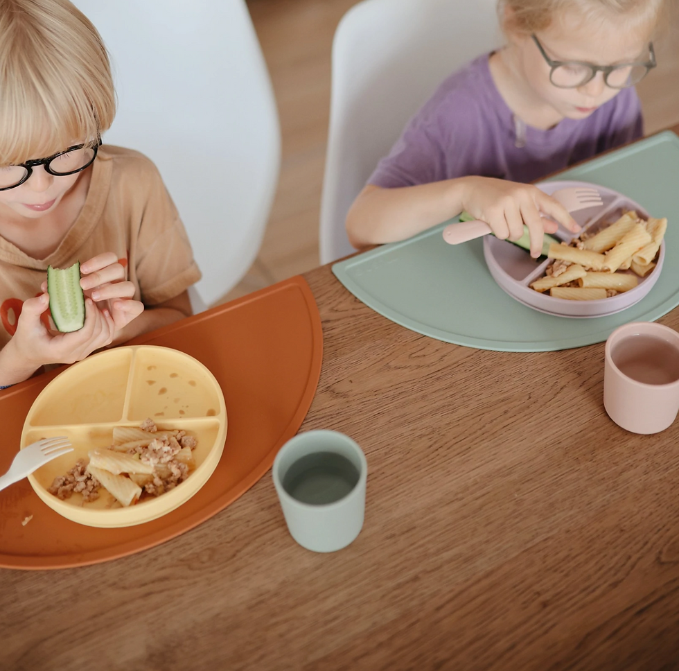 Thumbnail: Mushie Silicone Suction Plate (Ivory)