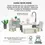 Thumbnail: Dollhouse Dining Room Furniture set - 18 pieces