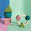 Thumbnail: Oli & Carol x Bauhaus Movement Floating Blocks (Teether & Bath Toy) soft colours