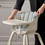 Thumbnail: ELODIE GRACE High Chair - Vanilla White