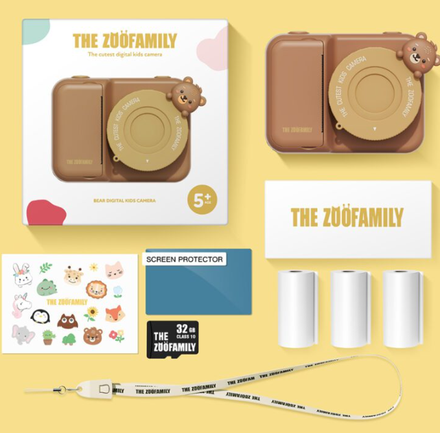 Thumbnail: The ZooFamily  - Bear - Instant Print Camera