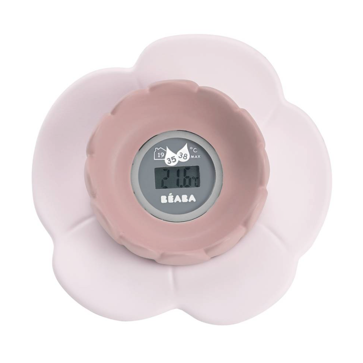 BEABA Lotus Thermometer - Old Pink