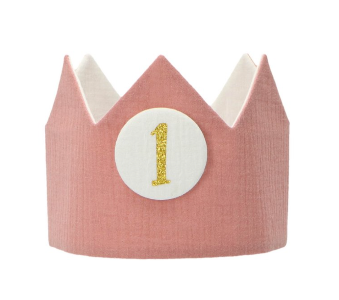 Pink & Gold Birthday Crown