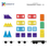 Thumbnail: Connetix Magnetic Tiles - Rainbow Transport Pack 50pc