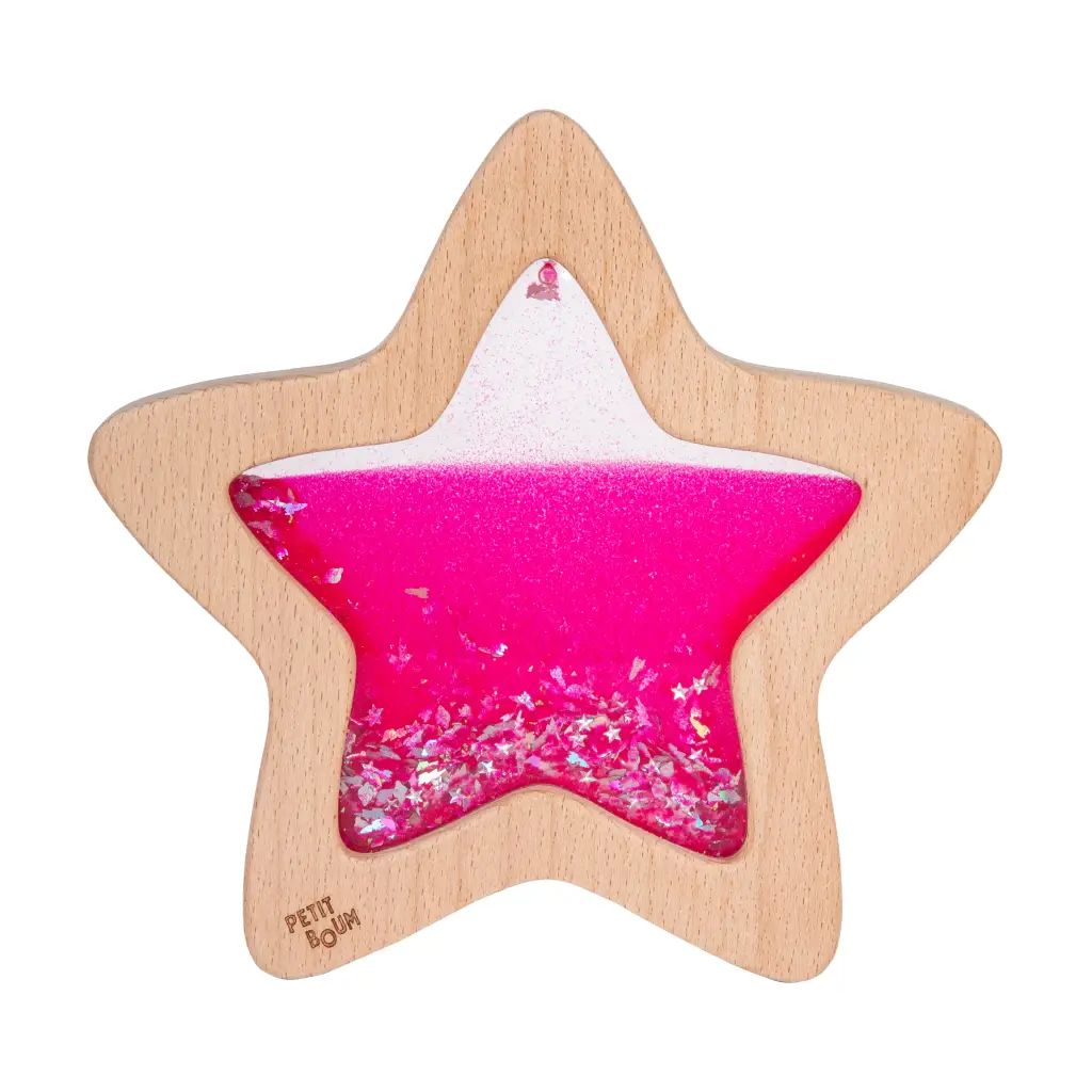 Petit Boum - Nebula Sensory "FLOW"  Glitter Star - Glow in the dark