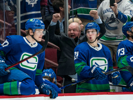 Bruce Boudreau ties NHL record as coach of the Vancouver Canucks
