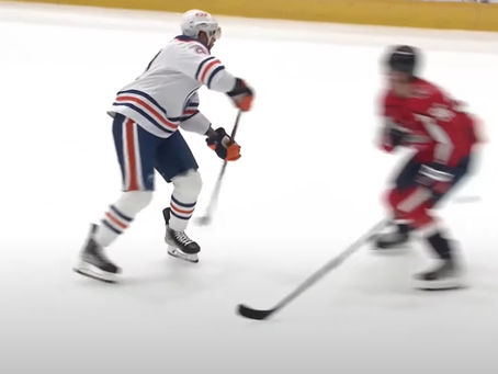Washington Capitals newest forward delivers massive hit to Evander Kane (Video)