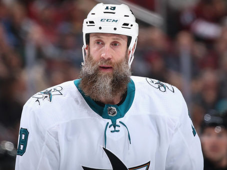 Joe Thornton was seen skating with this NHL team