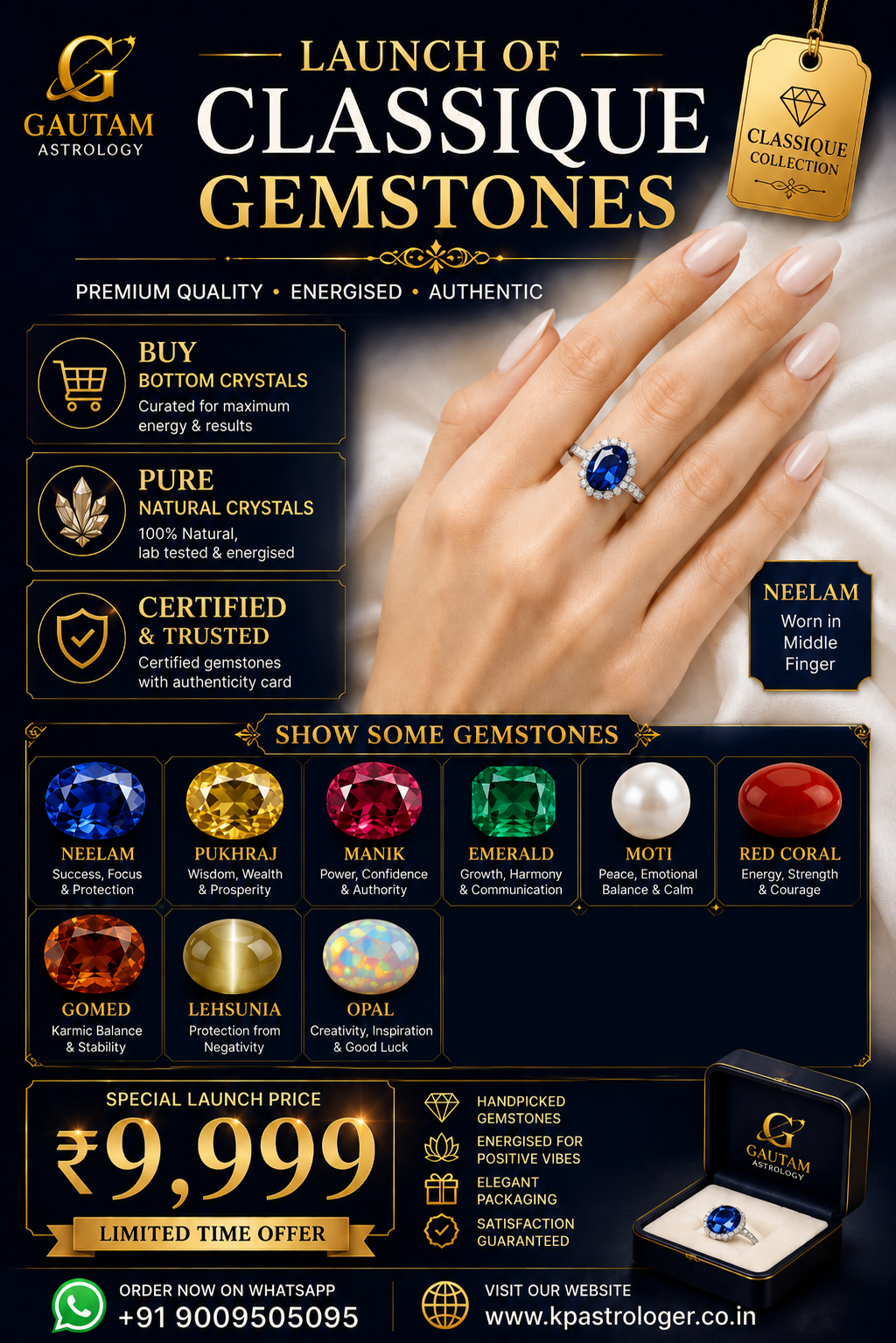 Classique Gemstones by Gautam Crystals