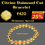 Thumbnail: New Citrine Diamond Cut Bracelet