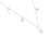 Thumbnail: Lnb413 -  Key Lock Zirconia Dainty Chain Necklace
