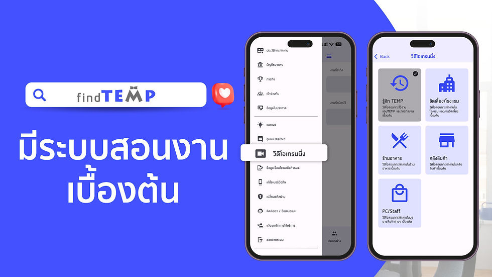 มีระบบสอนงานเบื้องต้น