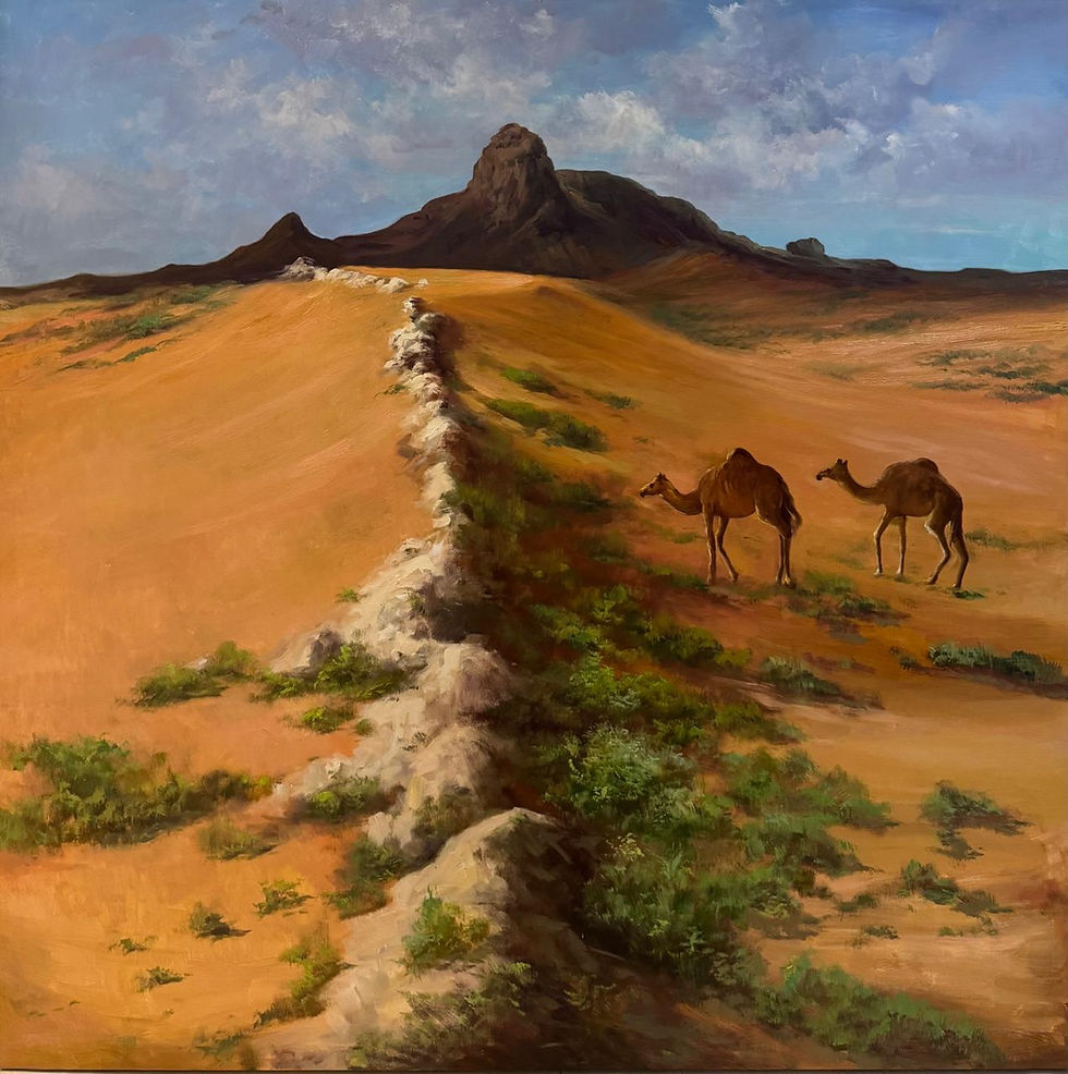 Artwork “Mleiha Area in Sharjah” 