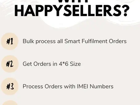 Why should a smart seller use HappySellers?