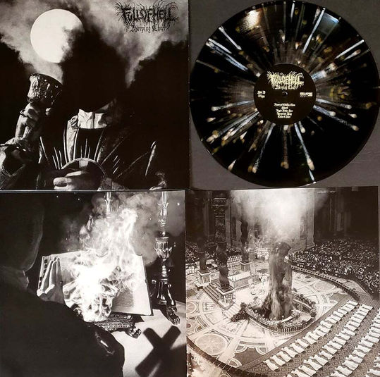 Thumbnail: FULL OF HELL - Weeping Choir (LP) Clear w/Black Smoke & Metallic Silver