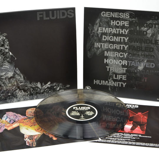 Thumbnail: FLUIDS - Not Dark Yet (LP) Clear w/Black Smoke Vinyl