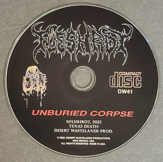 Thumbnail: FLESHROT - Unburied Corpse (CD) Jewel Case