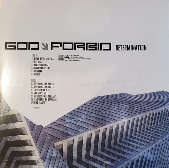 Thumbnail: GOD FORBID - Determination (LP) Blue & White Haze Colored Vinyl