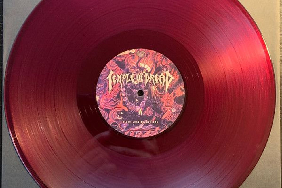 Thumbnail: TEMPLE OF DREAD – Blood Craving Mantras (LP) Transparent Violet Vinyl
