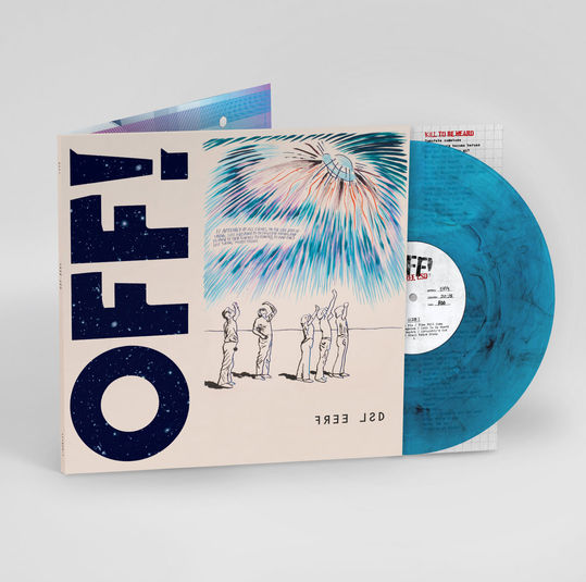 Thumbnail: OFF! - Free LSD (LP) Transparent Electric Blue Gatefold Vinyl