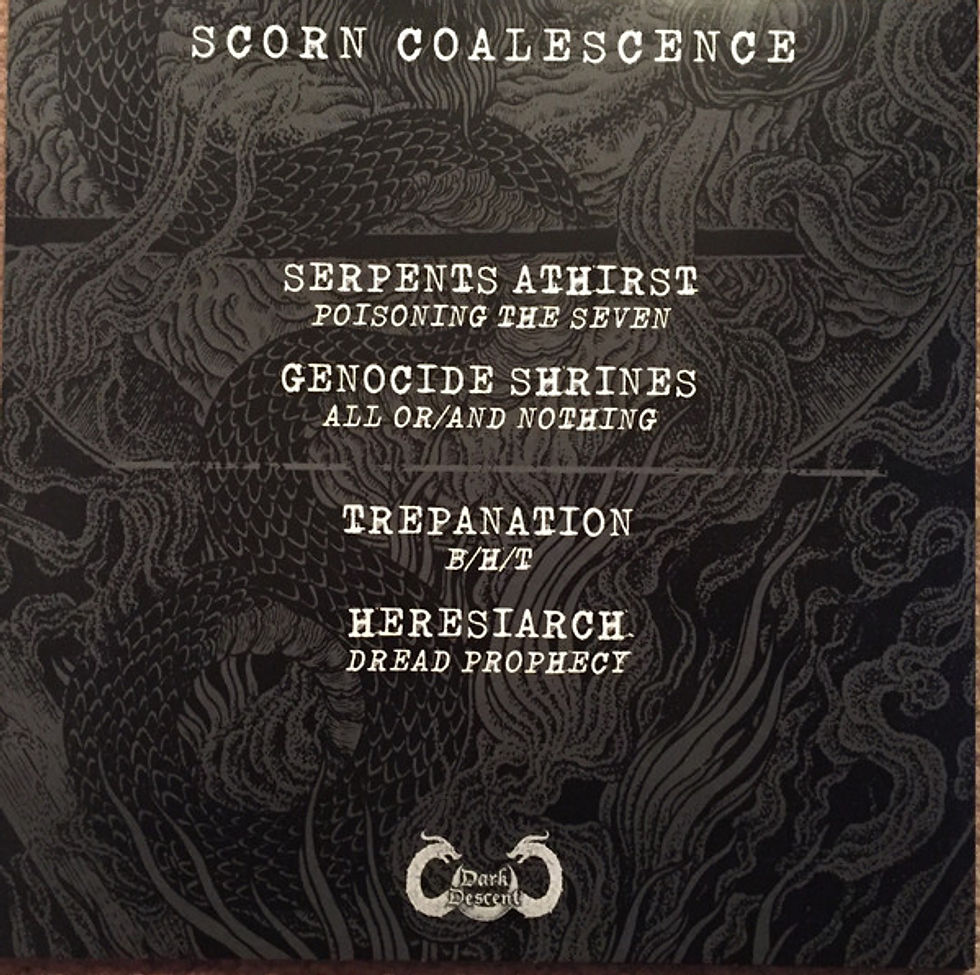 Thumbnail: SERPENTS ATHIRST / GENOCIDE SHRINES / TREPANATION / HERESIARCH