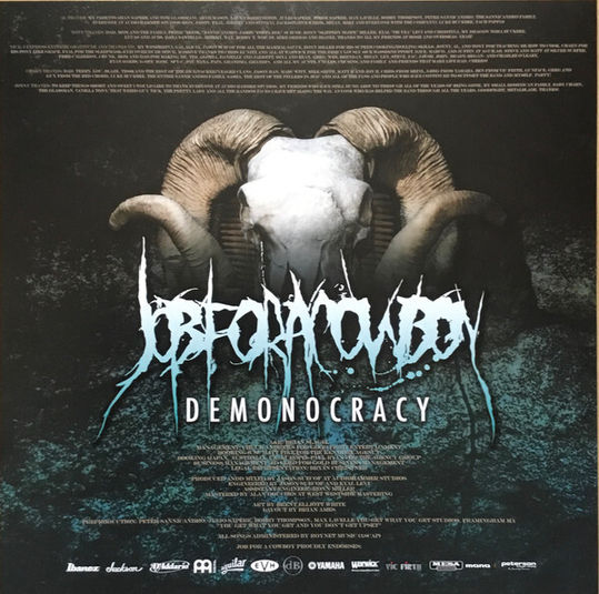 Thumbnail: JOB FOR A COWBOY - Demonocracy (LP) Clear/Yellow Marbled Vinyl