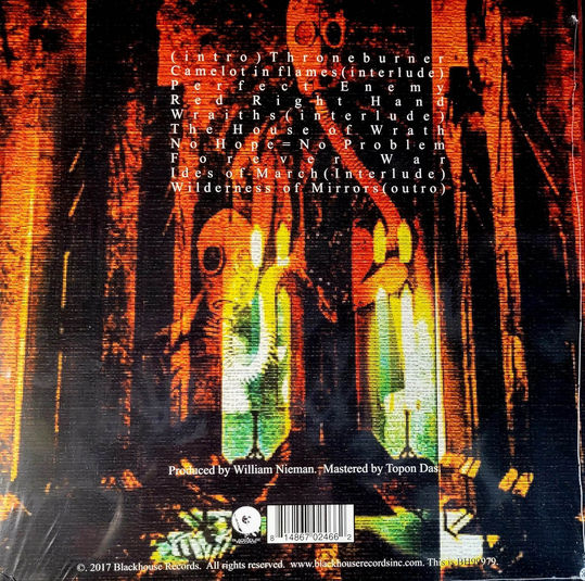 Thumbnail: COLD BLOODED – Throneburner LP (Black w/Spearmint Green Splatter Vinyl)