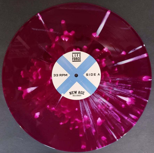 Thumbnail: LIFE FORCE - Hope And Defiance (LP) Purple w/White Splatter Vinyl