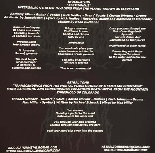 Thumbnail: CHASM OF AEONS - 4 Way Split LP