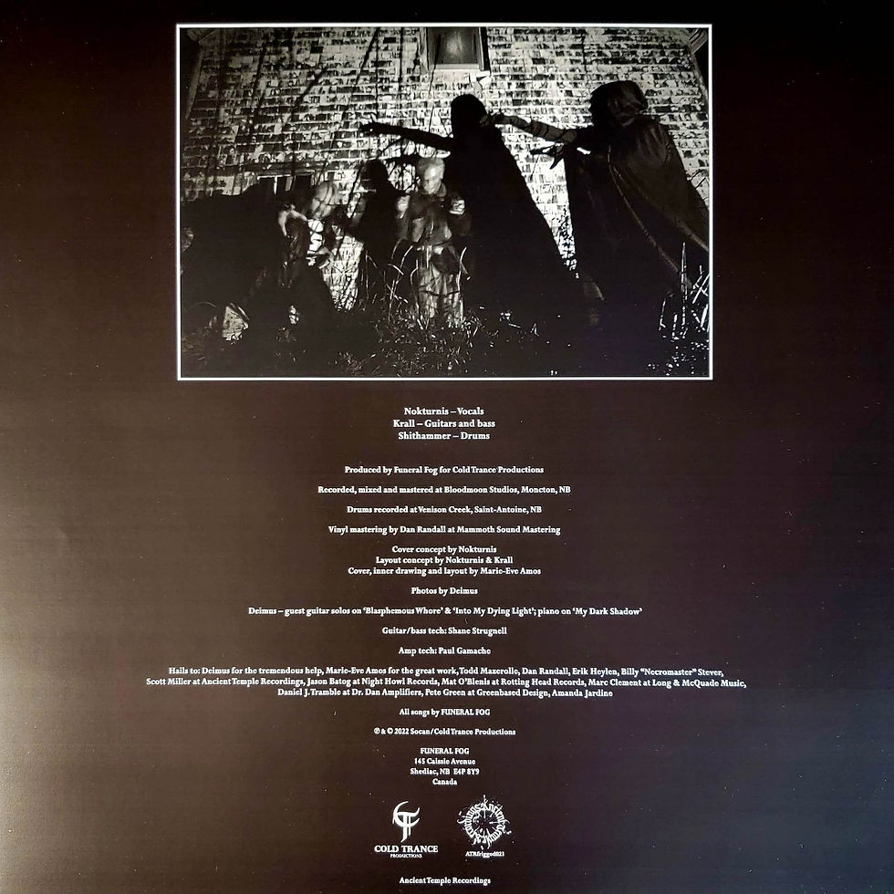 Thumbnail: FUNERAL FOG - 13th Moon (LP) Your Choice of White -or- Black Vinyl