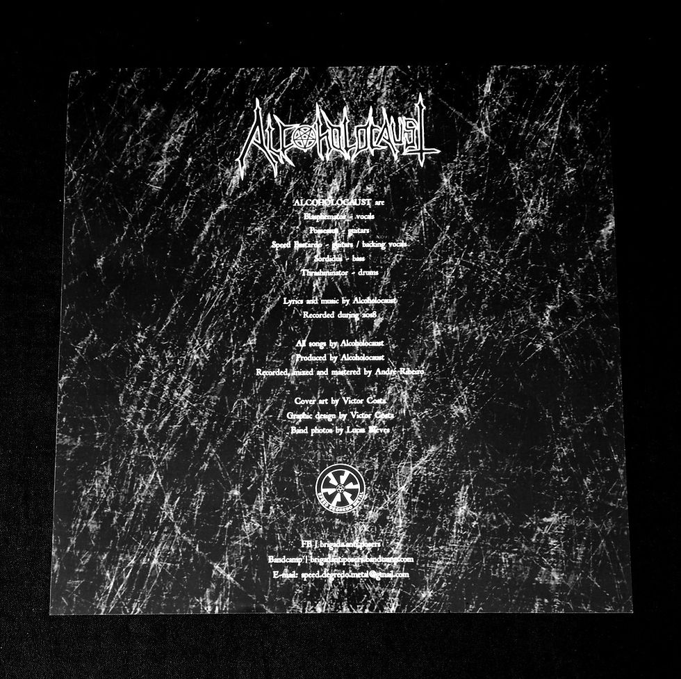 Thumbnail: ALCOHOLOCAUST - Necro Apocalipse Bestial LP (Black Vinyl)