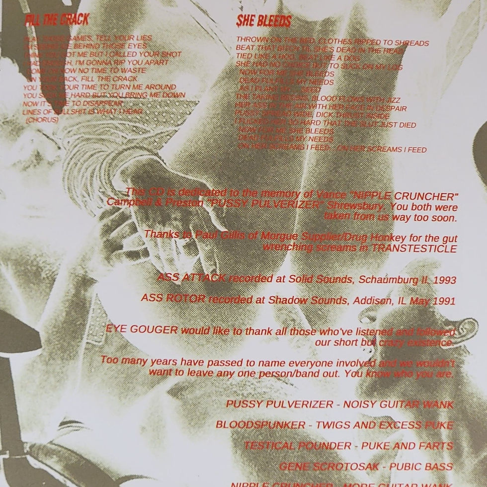 Thumbnail: EYEGOUGER– Ass Attack (CD) Jewel Case