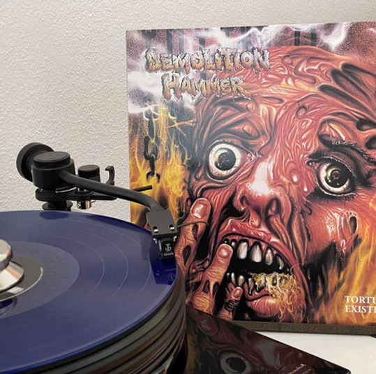 Thumbnail: DEMOLITION HAMMER - Tortured Existence LP (180gram Transparent Blue Vinyl)