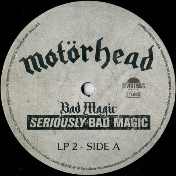 Thumbnail: MOTORHEAD - Seriously Bad Magic (2XLP) Black Gatefold Vinyl