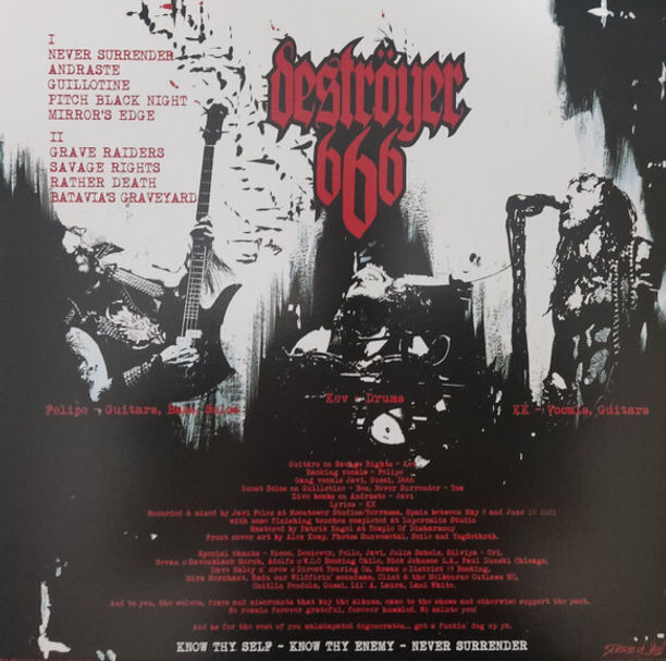 Thumbnail: DESTROYER 666 – Never Surrender LP (Black Vinyl)