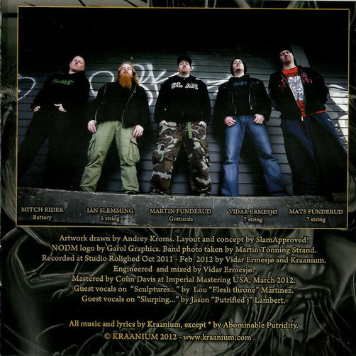 Thumbnail: KRAANIUM - Post Mortal Coital Fixation (Re-press CD) Jewel Case