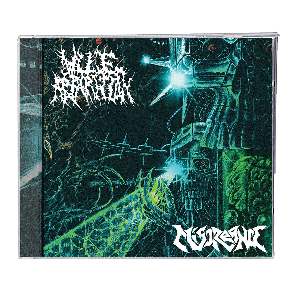 Thumbnail: VILE APPARITION / MISCREANCE (SPLIT CD) Jewel Case