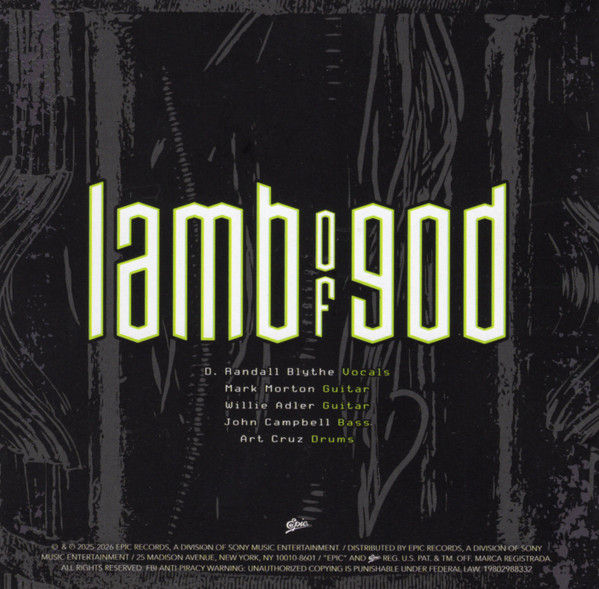 Thumbnail: LAMB OF GOD - Into Oblivion (CD) Jewel Case