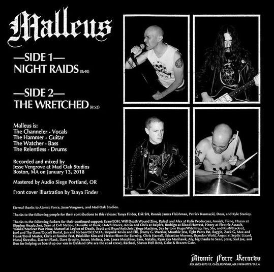 Thumbnail: MALLEUS - Night Raids (MLP) Black Vinyl